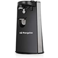 Orbegozo CU 6500 - Abrelatas eléctrico- incluye abridor de botellas y afilador de cuchillos- encendido automático por…